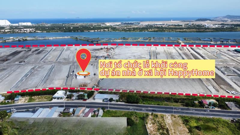 Vị trí kết nối dự án NOXH Vinhomes Happy Home Cam Ranh